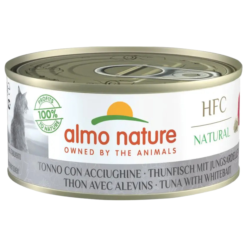 Консервы для кошек Almo Nature с тунцом и сардинками, 150г