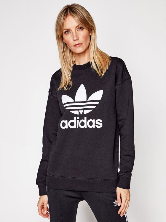 Свитшот женский Adidas 0000206685469 черный 38 EU