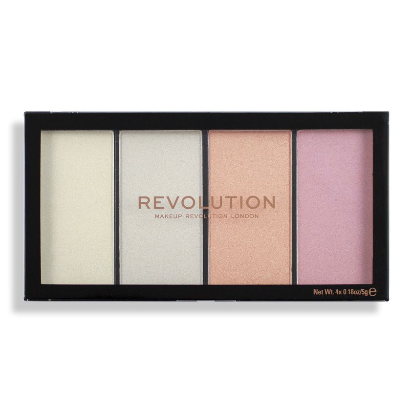 Палетка хайлайтеров REVOLUTION MAKEUP Re-Loaded Lustre Lights, тон Cool, 4 шт. по 5 г