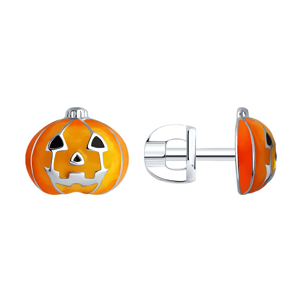 

Серьги из серебра SOKOLOV 94026725, эмаль, 94026725