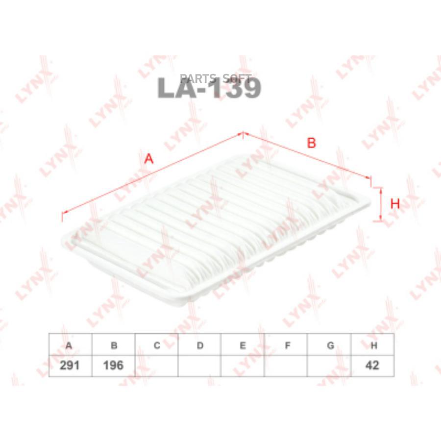 Фильтр возд.TOYOTA CAMRY 2.4/3.0 LEXUS RX 300 100054058050