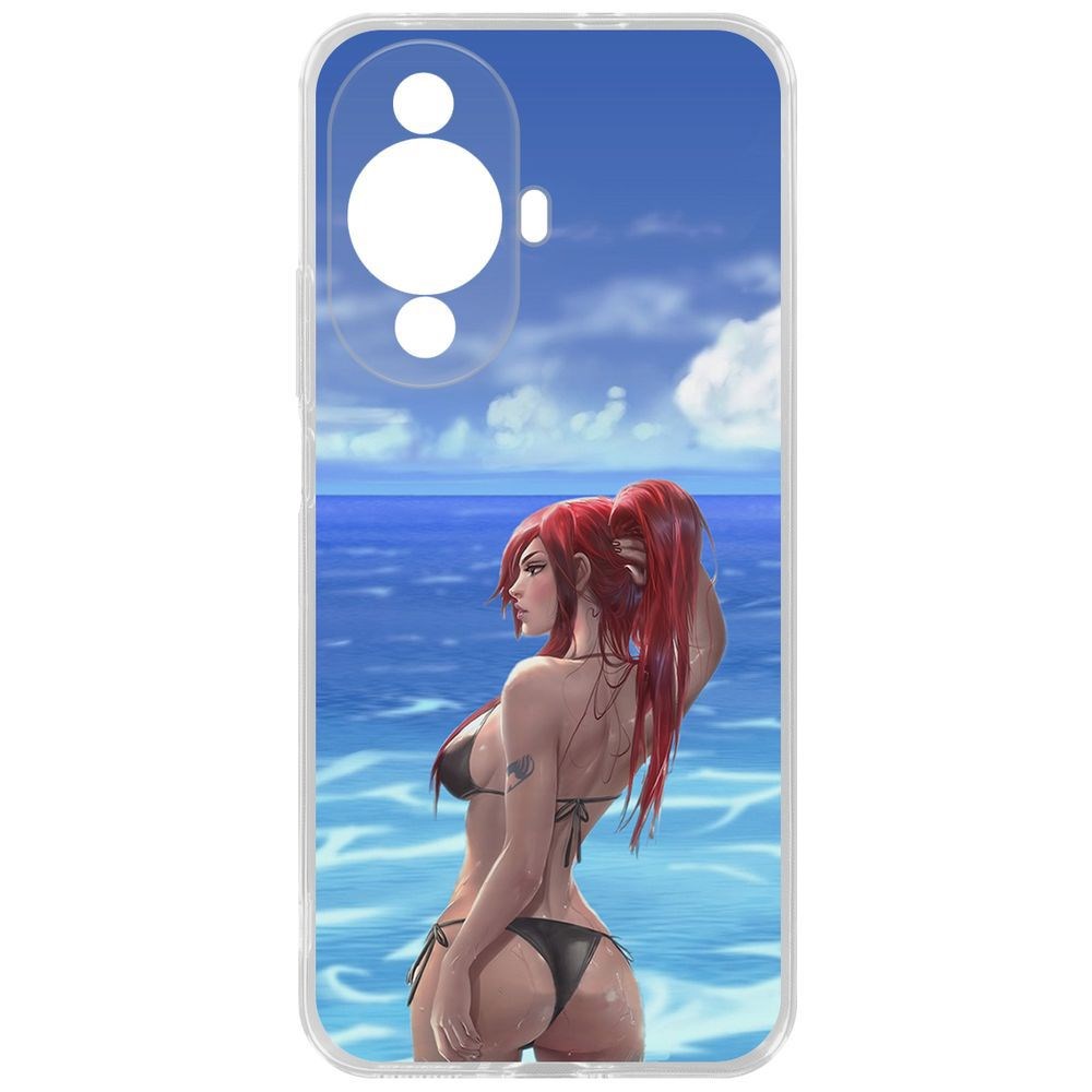 

Чехол-накладка Krutoff Clear Case Купальник женский для Huawei Nova 11, Прозрачный