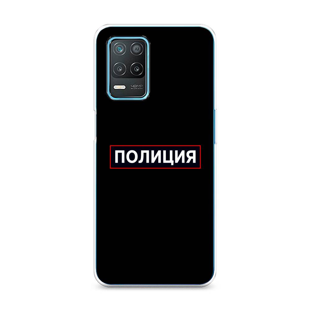 

Чехол Awog на Realme 8 5G "Police logo", Разноцветный, 257050-5