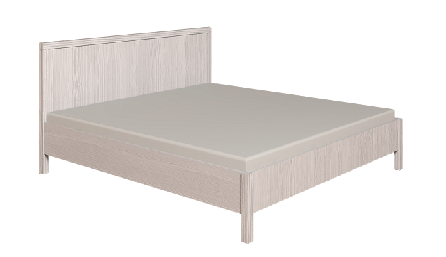 

Кровать с ортопедическим основанием (дерево) Bauhaus 3 140х200, бодега светлый