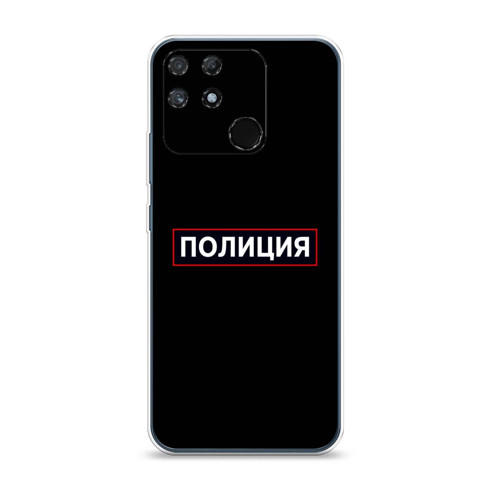 

Чехол Awog на Realme Narzo 50A "Police logo", Разноцветный, 258450-5