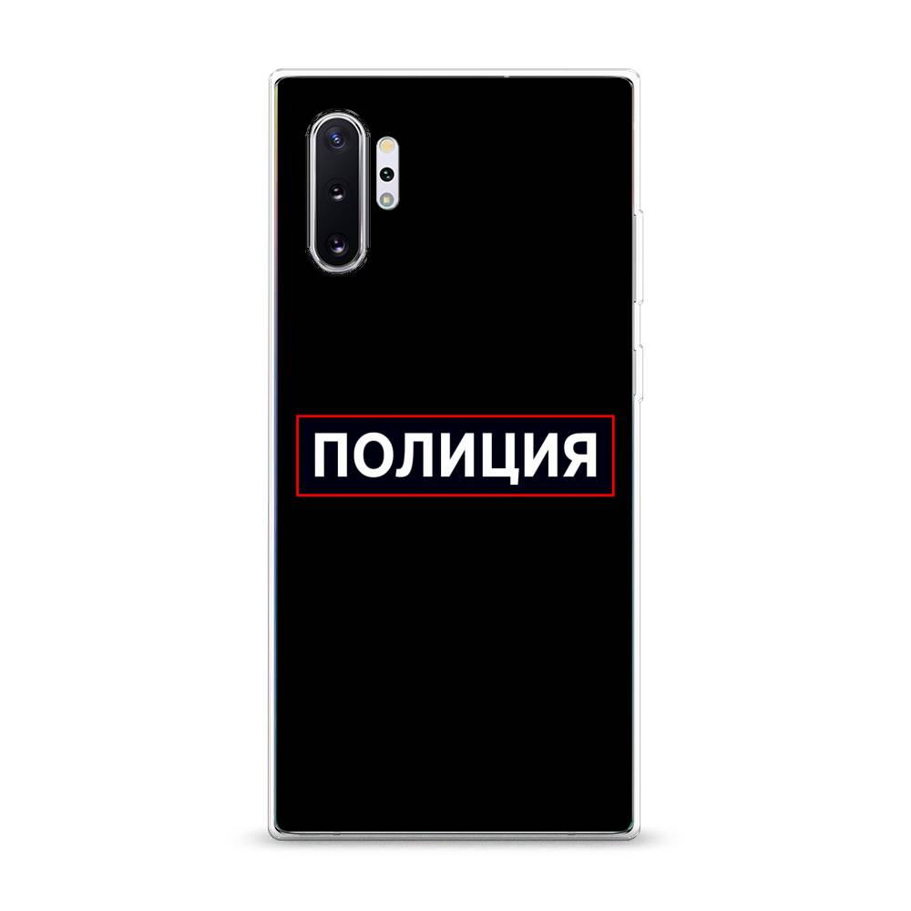 

Чехол Awog на Samsung Galaxy Note 10 + "Police logo", Разноцветный, 28550-5