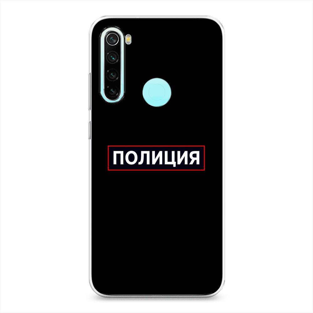 фото Чехол awog "police logo" для xiaomi redmi note 8