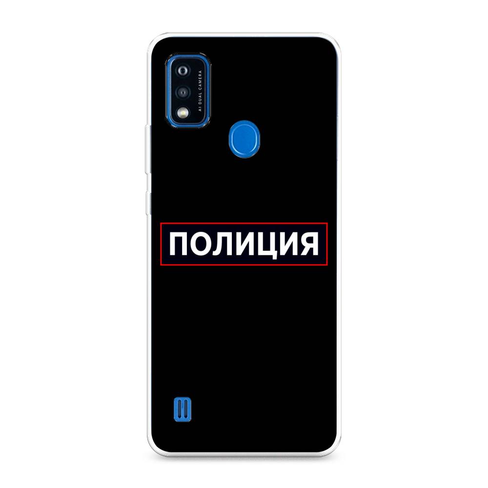 

Чехол Awog на ZTE Blade A51 / ЗТЕ Блэйд A51 "Police logo", Разноцветный, 134550-5
