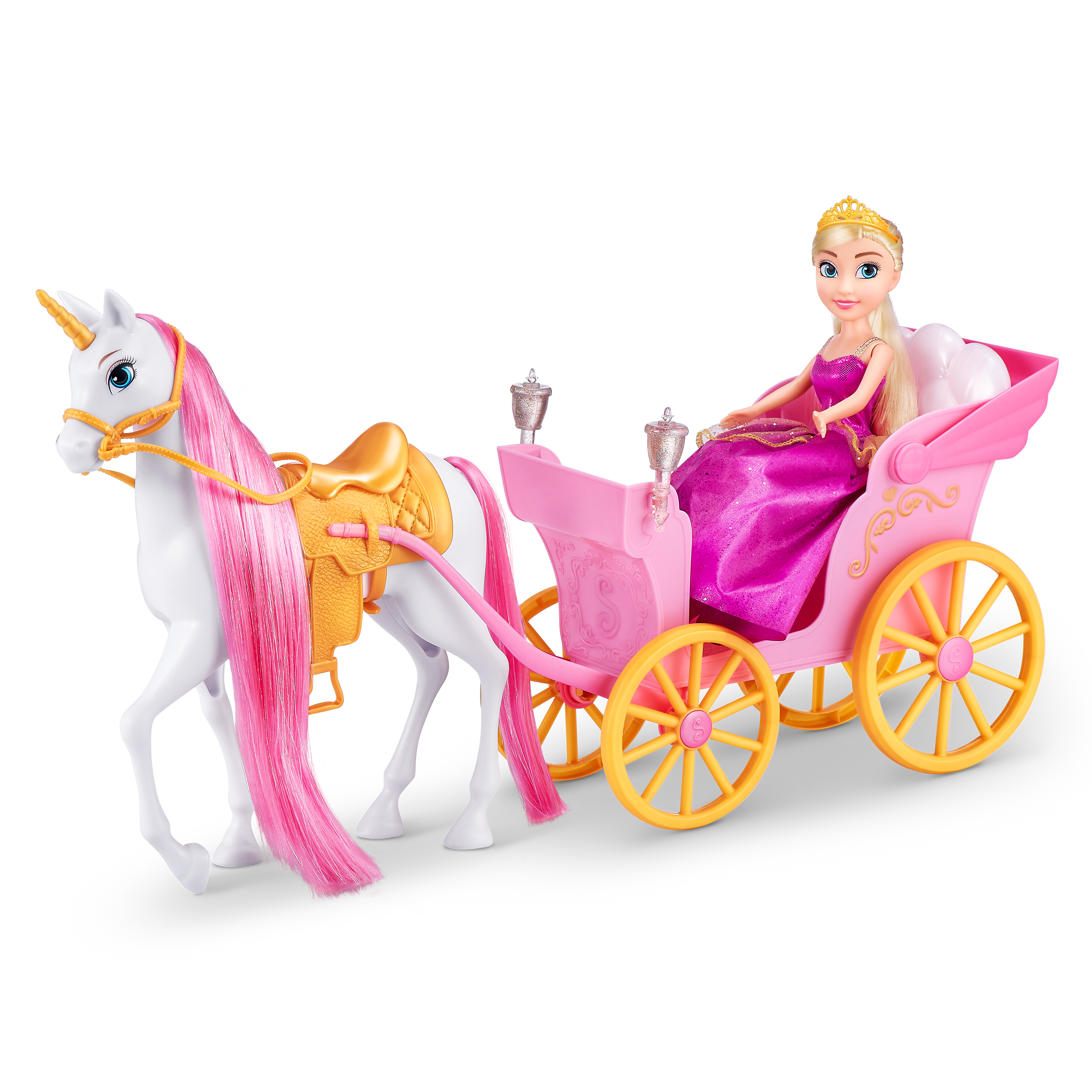 

Кукла ZURU Спаркл Герлз Игровой набор для девочки с каретой, Кукла