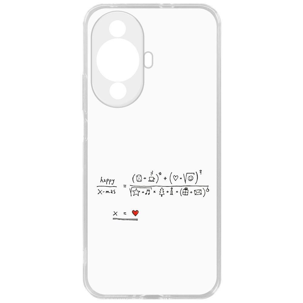 

Чехол-накладка Krutoff Clear Case Праздничная формула для Huawei Nova 11, Прозрачный