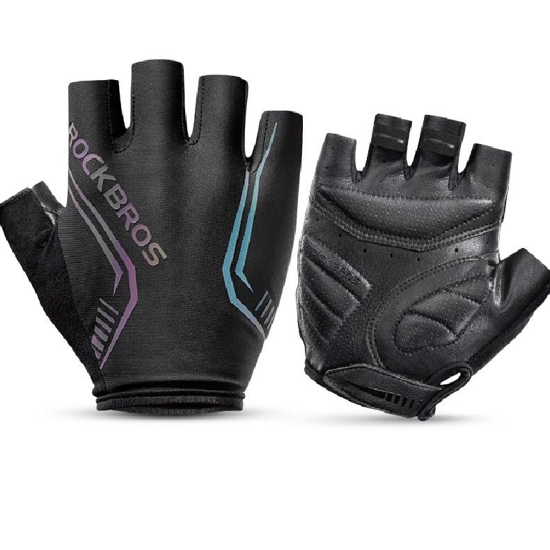 фото Перчатки велосипедные / перчатки спортивные rockbros s251, цвет черный, xxl (9)