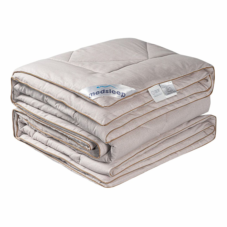 

Одеяло Medsleep 140x200 см хлопок всесезонное белое