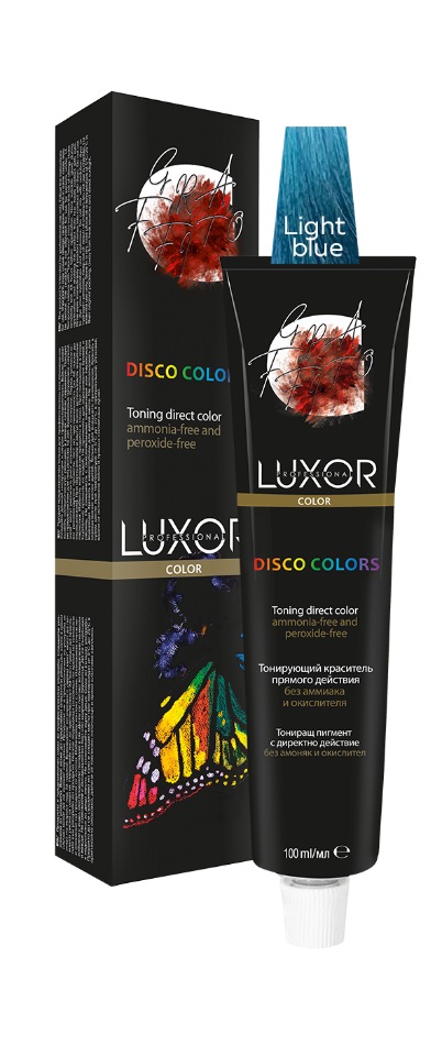 Тонирующий краситель без аммиака и окислителя Luxor Professional Голубой 100 мл