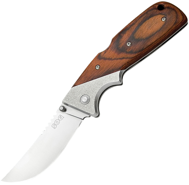 

Туристический нож SOG WD50, wood, Коричневый, WD50