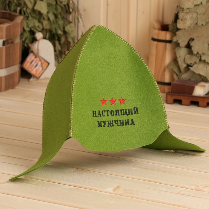 

Шапка для бани Добропаровъ 9495468 Буденовка. Настоящий мужчина