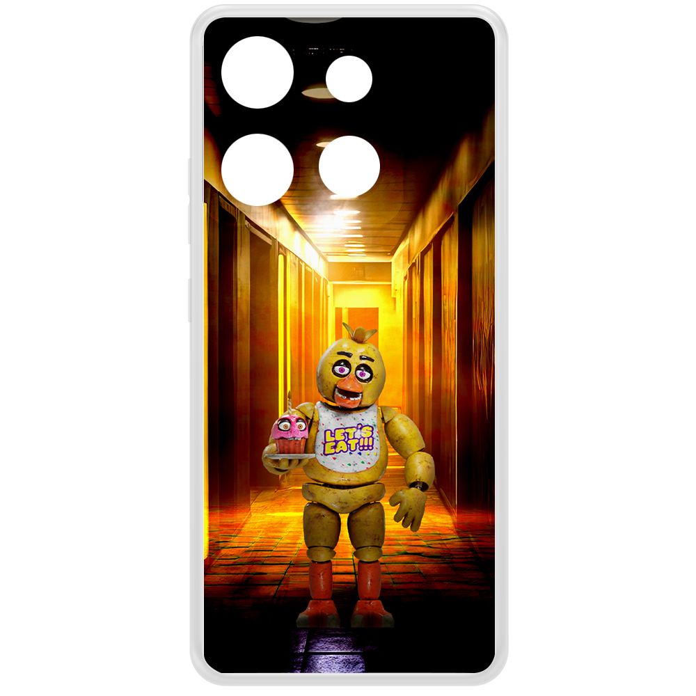 Чехол-накладка Krutoff Clear Case ФНАФ - Чика для INFINIX Smart 7 HD