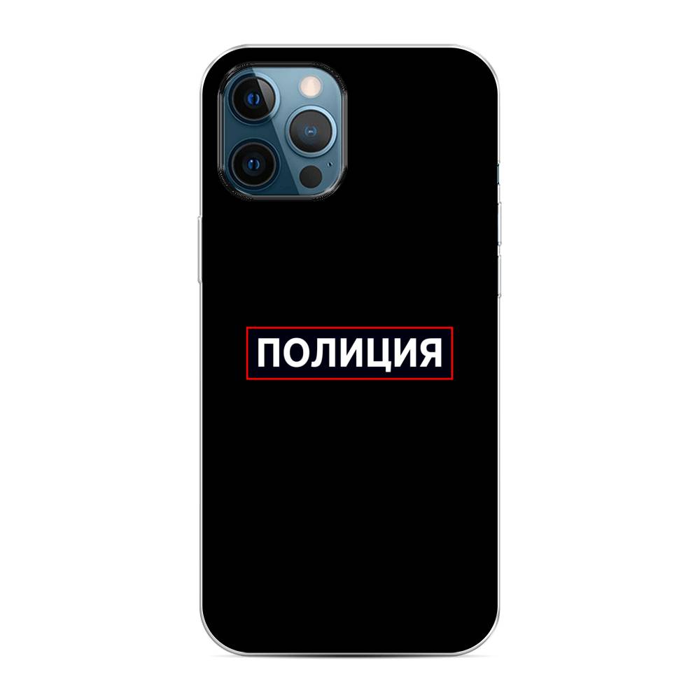 фото Чехол awog "police logo" для apple iphone 12 pro max