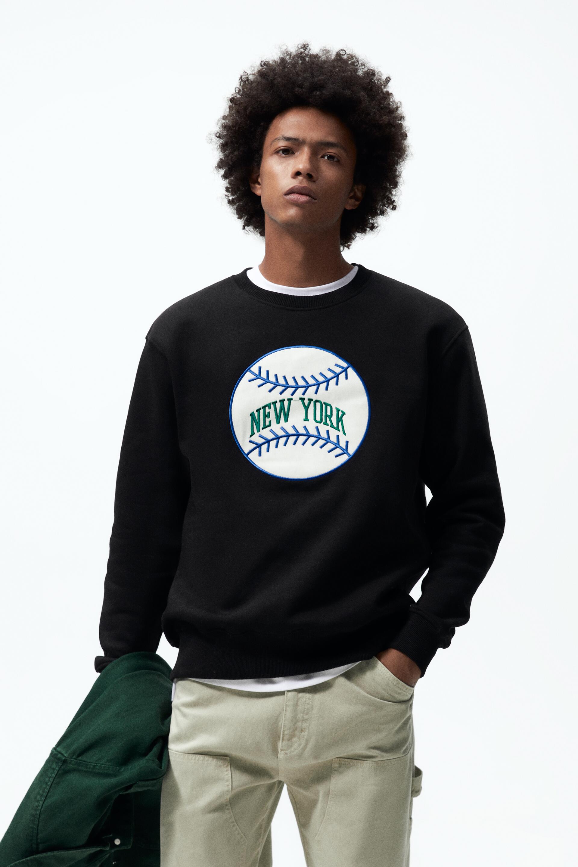 

Свитшот мужской ZARA 00039300 черный M, 00039300