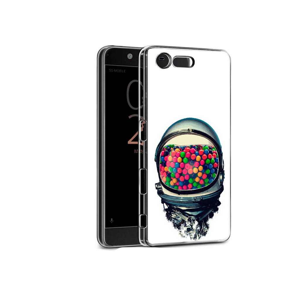 

Чехол MyPads Tocco для Sony Xperia X Compact шлем космонавта (PT50548.245.700), Прозрачный, Tocco
