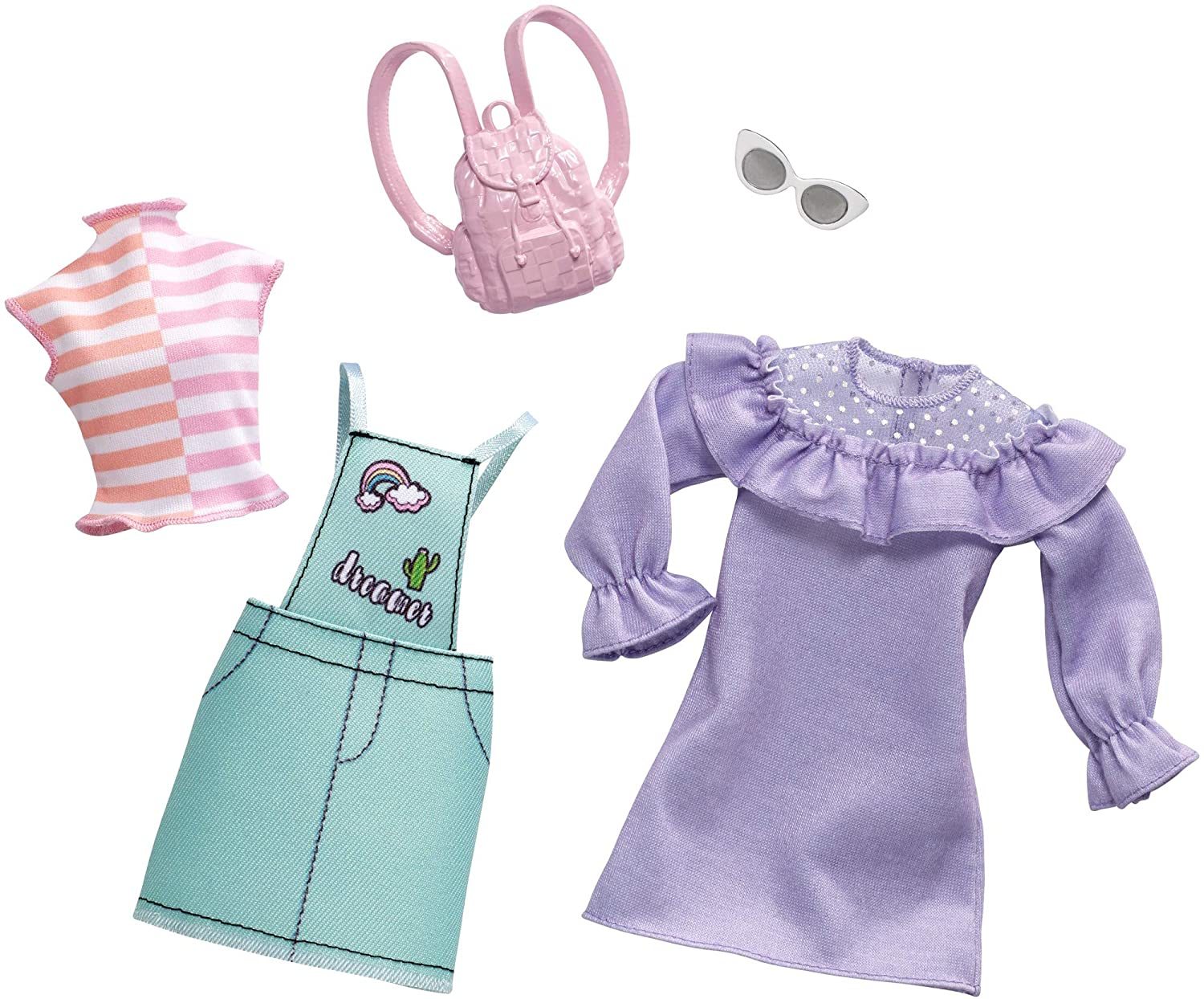

Одежда для куклы Barbie Модный сиреневый FXJ64