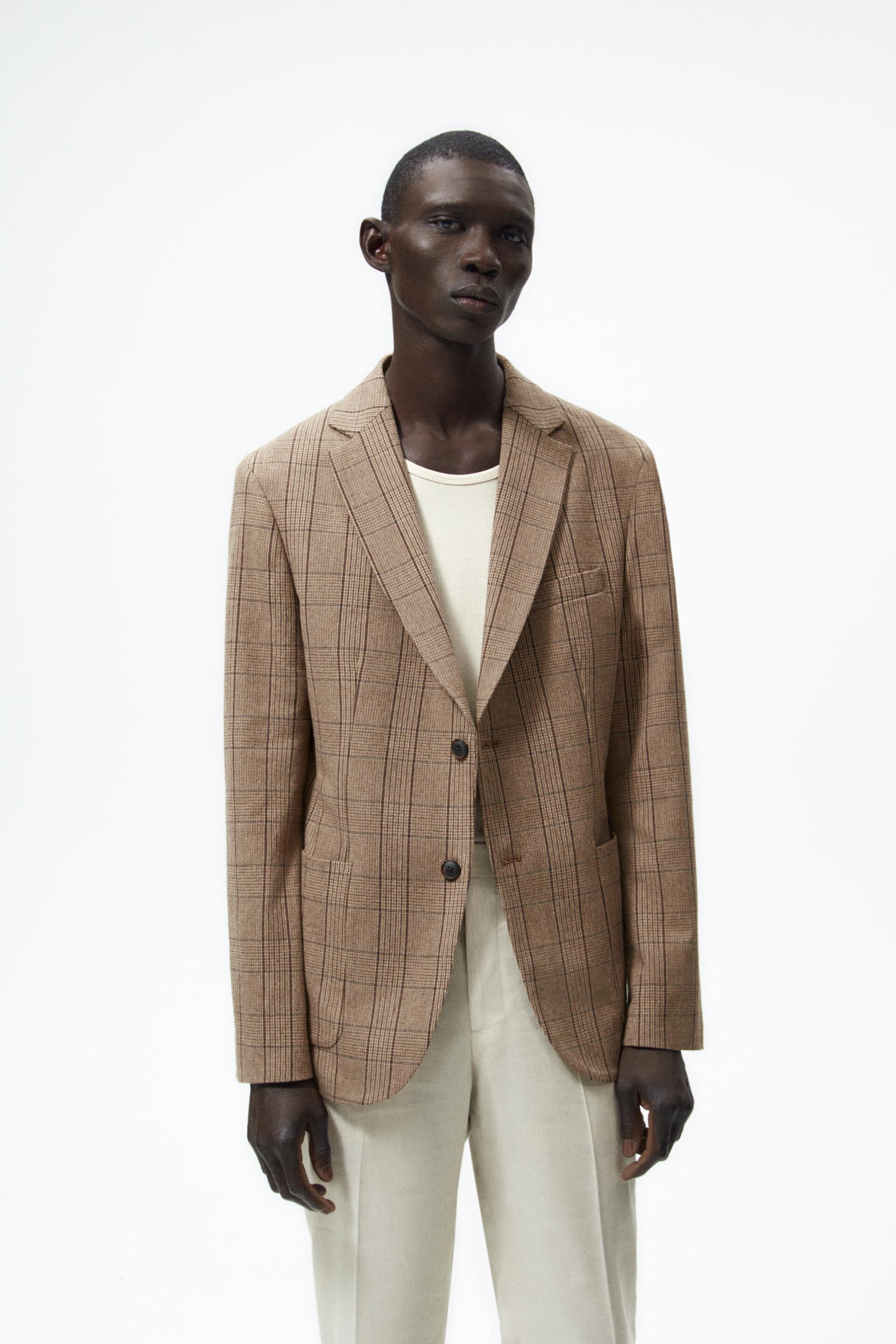 

Блейзер мужской ZARA 00029450 красный S, 00029450