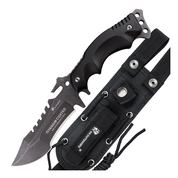 

Нож HX OUTDOORS TRIDENT Survival Knife Army Hunting 58HRC Full Tang Straight Knives