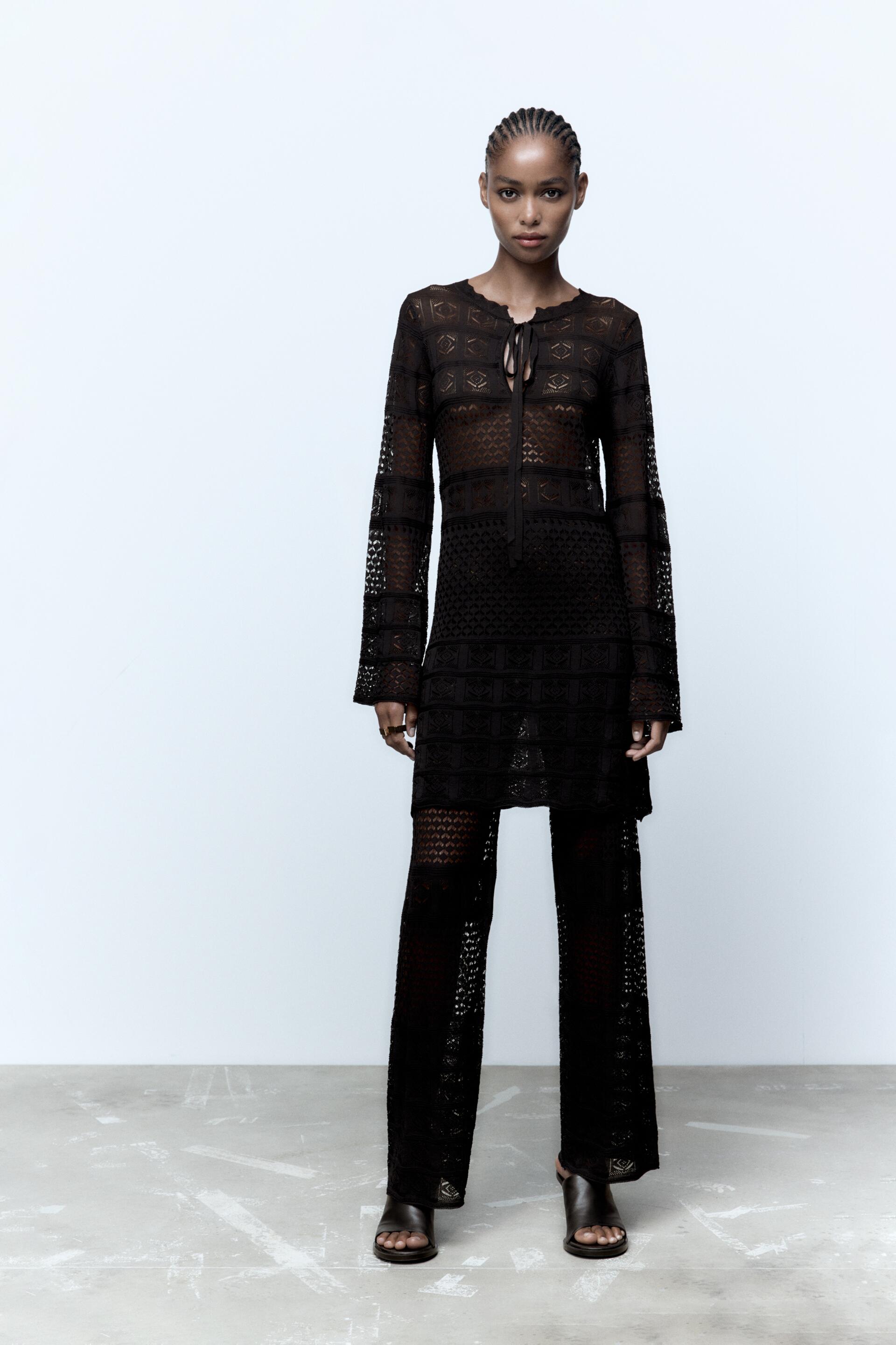 

Платье женское ZARA 00014103 черное M (доставка из-за рубежа), 00014103
