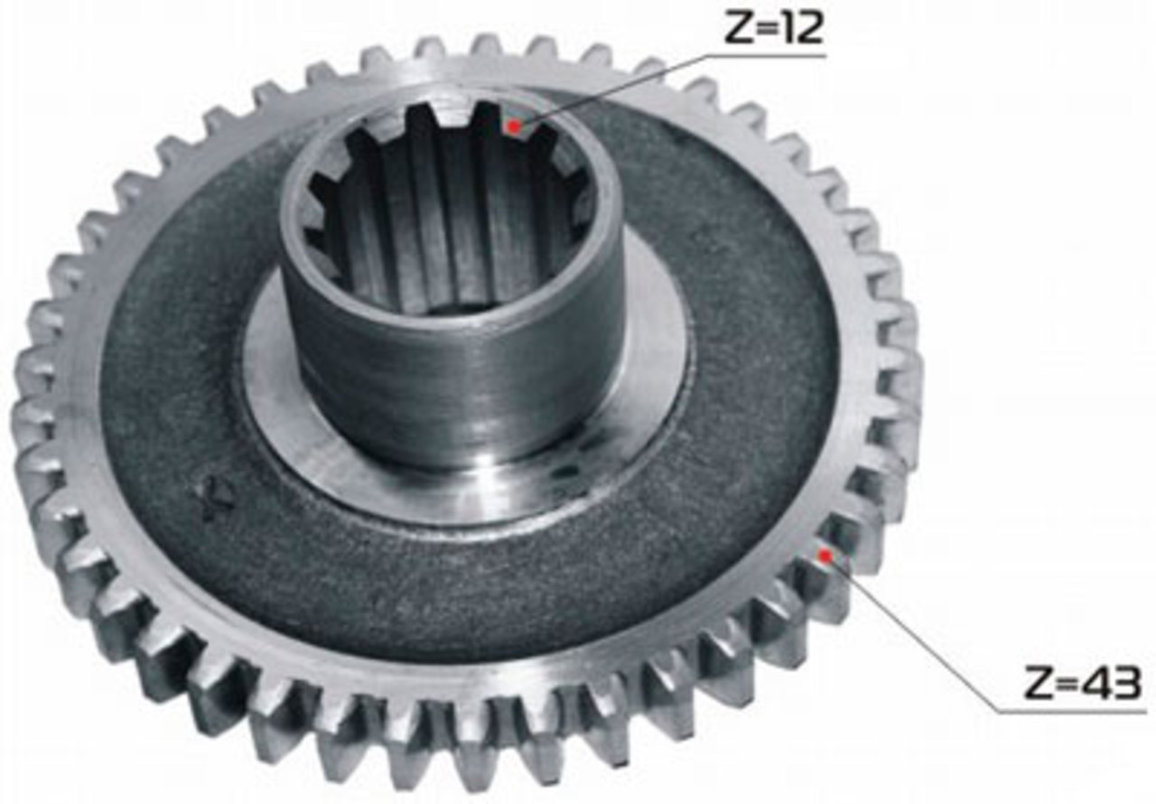 Шестерня КПП МТЗ 3,6-й передачи Z=43 РУП МЗШ 50-1701214