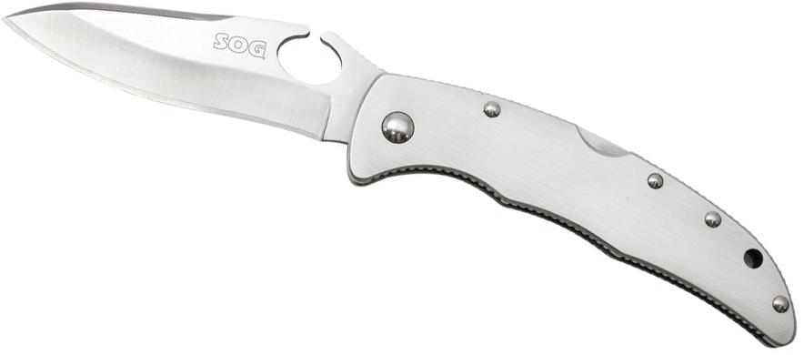 

Туристический нож SOG SP24, steel, Серебристый, SP24