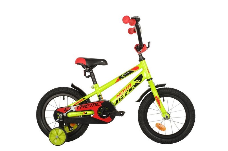 

Детский велосипед Novatrack Extreme 14 Extreme зеленый
