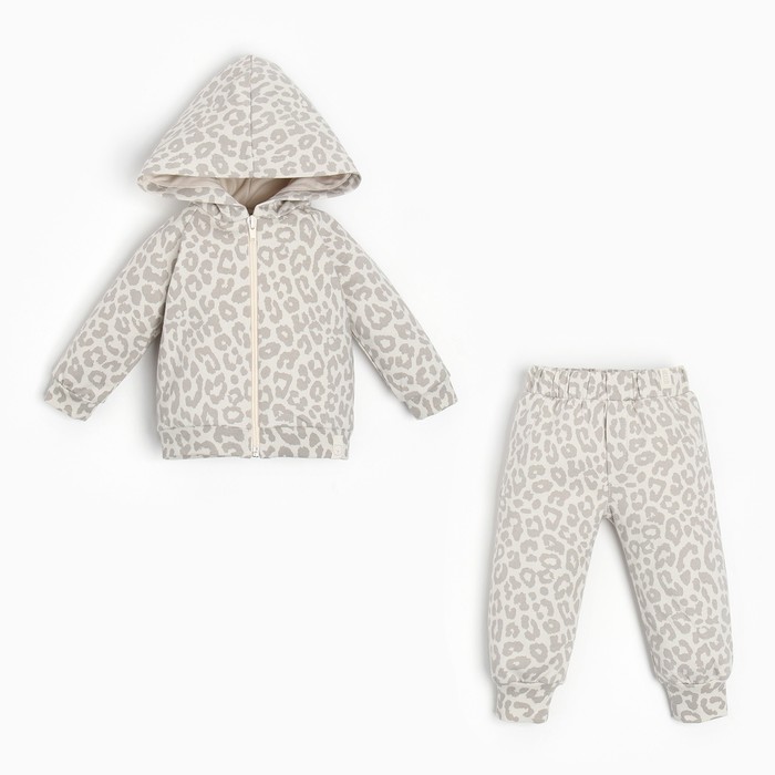 

Крошка Я Костюм: толстовка и брюки Крошка Я Leo baby, рост 62-68 см, 521273