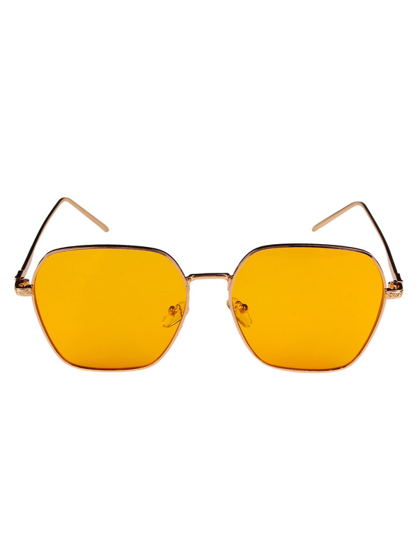 Солнцезащитные очки женские Pretty Mania DD011 желтые