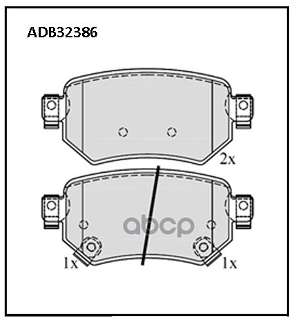 

Колодки Тормозные Mazda 6 2.2/2.5 Re 01/13- ALLIED NIPPON арт. ADB32386