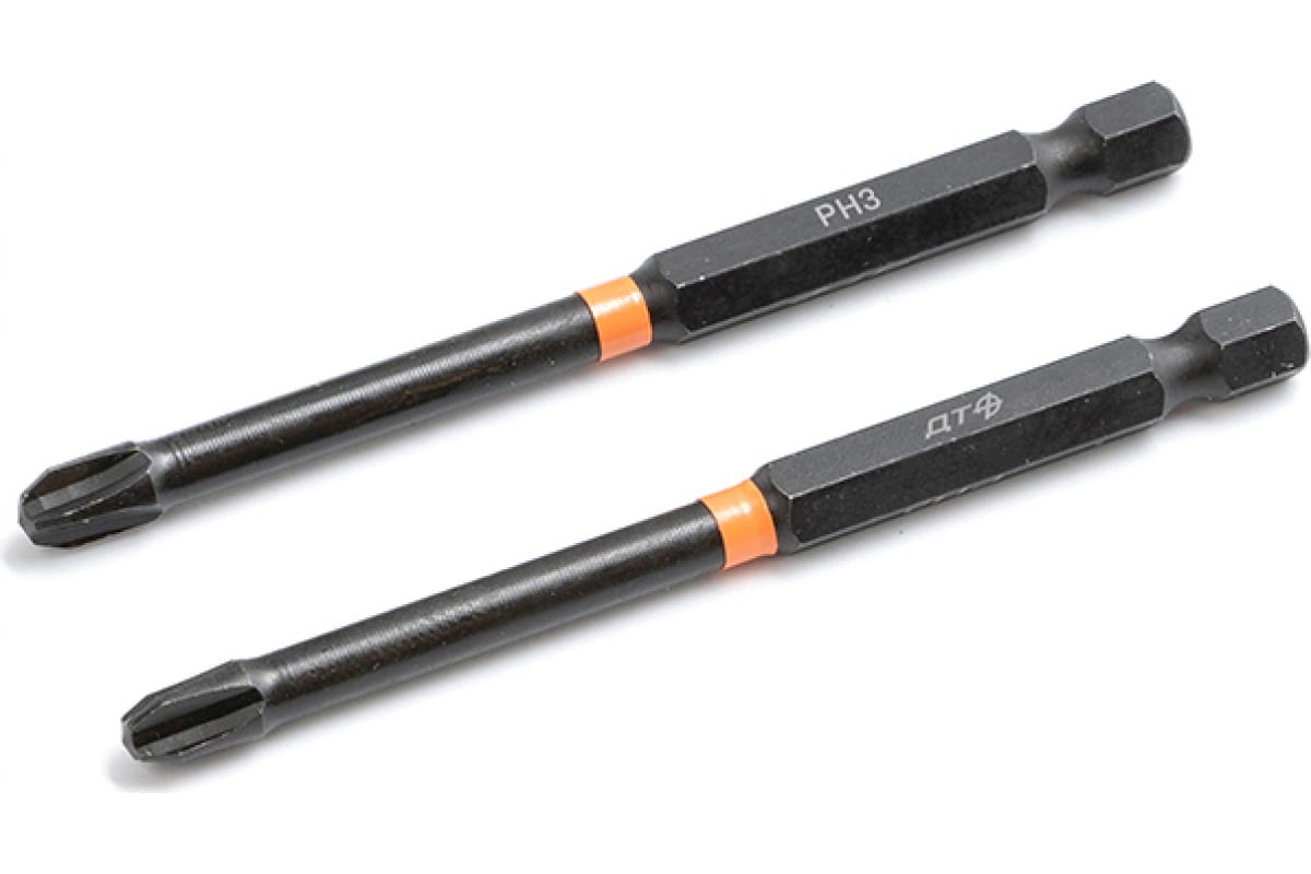 

Бита ударная 1/4'', PH3x90 мм, 2 шт. ДТ