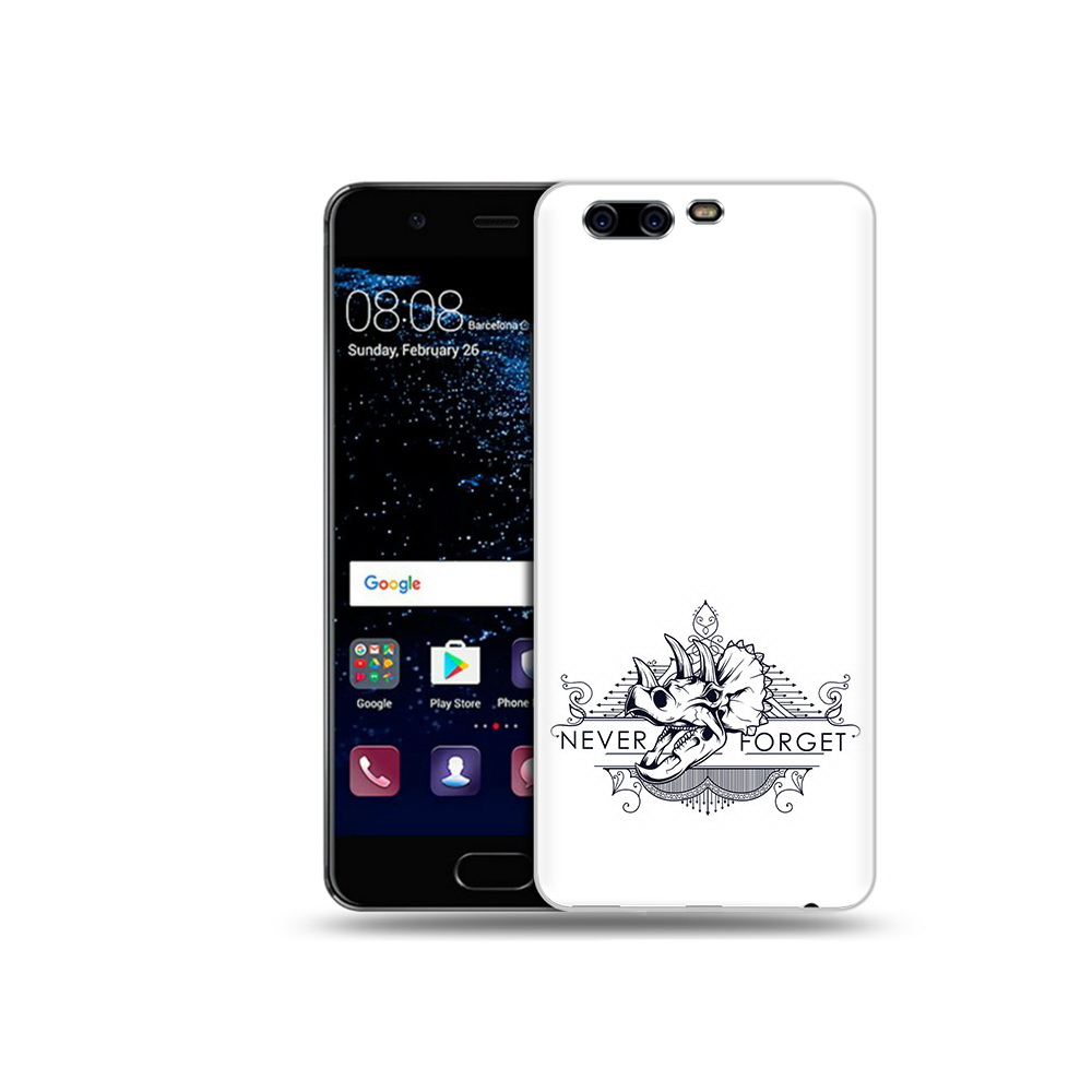 

Чехол MyPads Tocco для Huawei P10 Plus логотип носорога никогда не забуду (PT60941.40.445), Прозрачный, Tocco