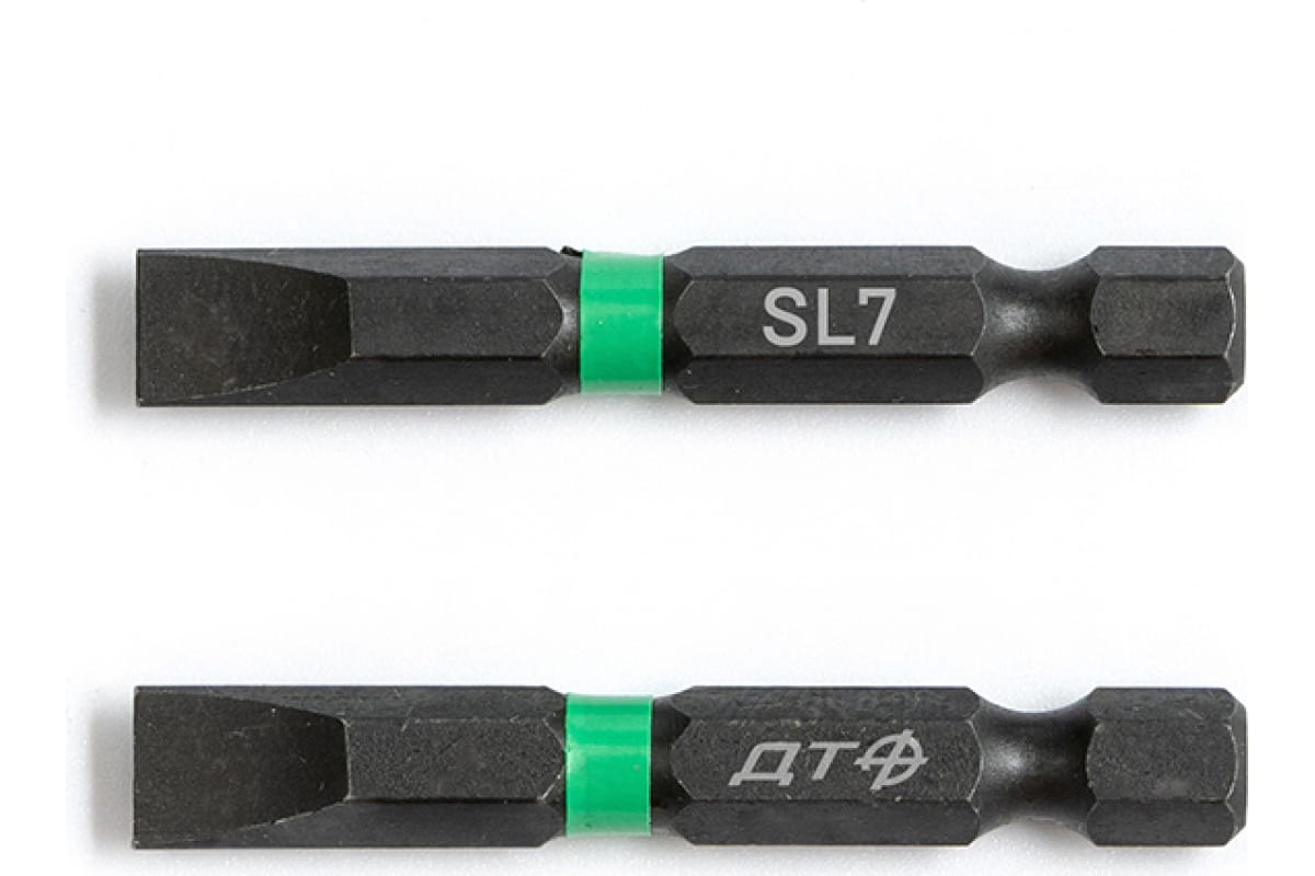 

Бита ударная 1/4'', SL7x50 мм, 2 шт. ДТ
