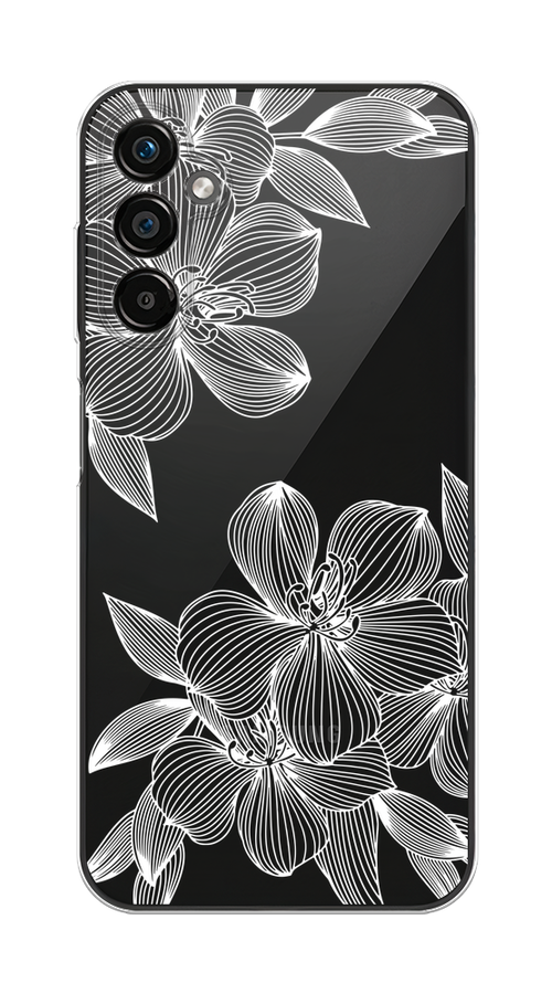 

Чехол на Samsung Galaxy A25 5G "Крокус", Белый;прозрачный, 2108550-1
