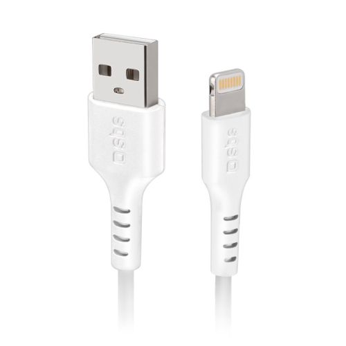 Кабель Lightning-USB SBS 1 м белый