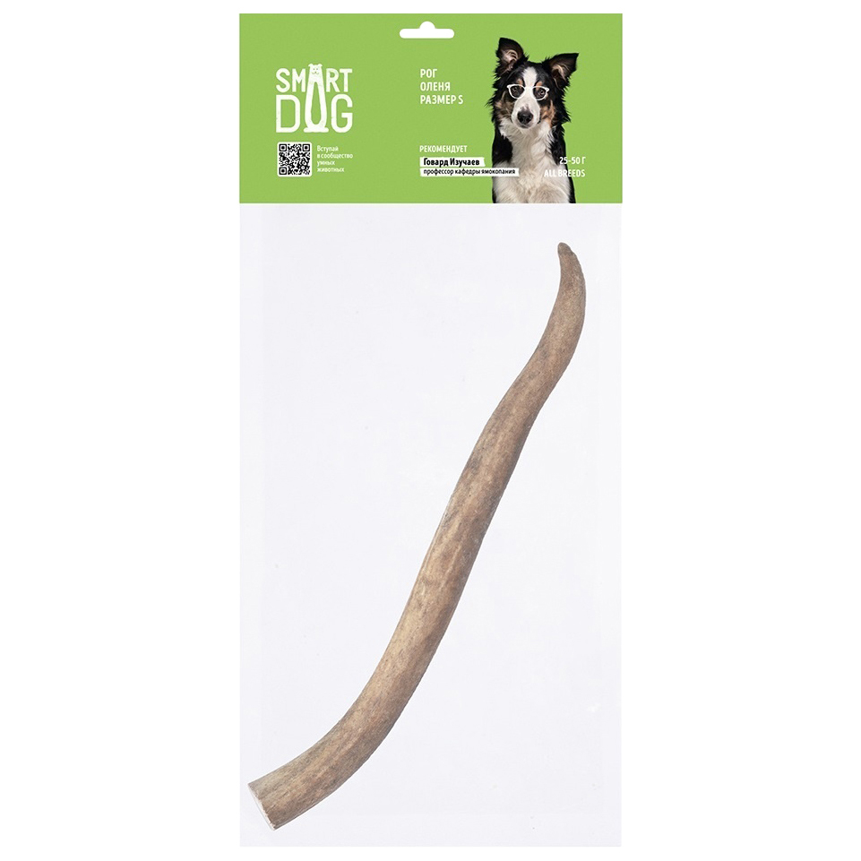 

Лакомство для собак Smart Dog рог оленя, размер S