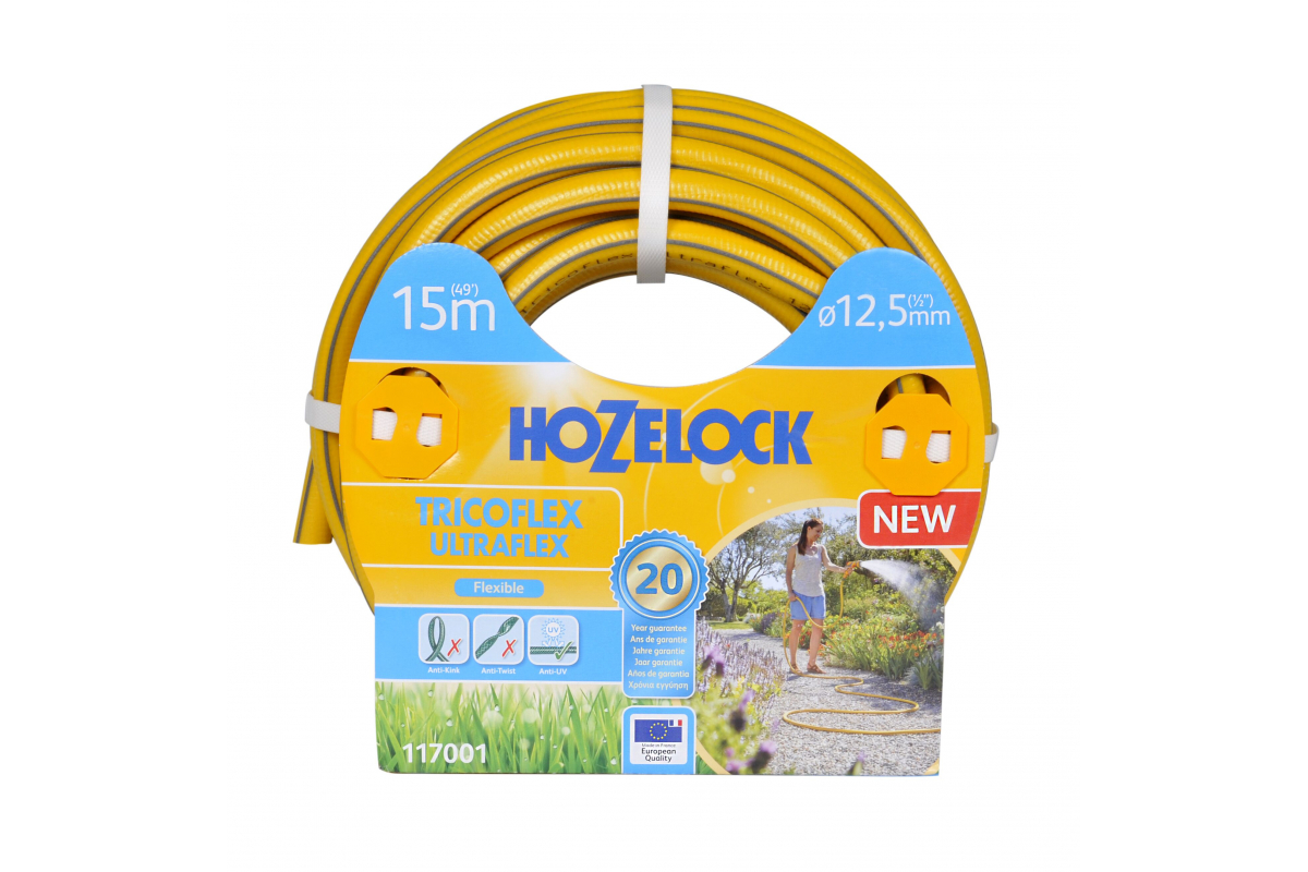 фото Шланг для полива hozelock tricoflex ultraflex б0046558 117001 1/2" 15 м