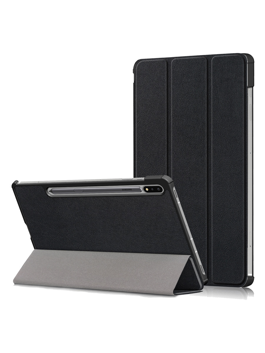 Чехол для планшета Samsung Tab S8 Plus/S7 Plus/S7 FE черный с магнитомитом