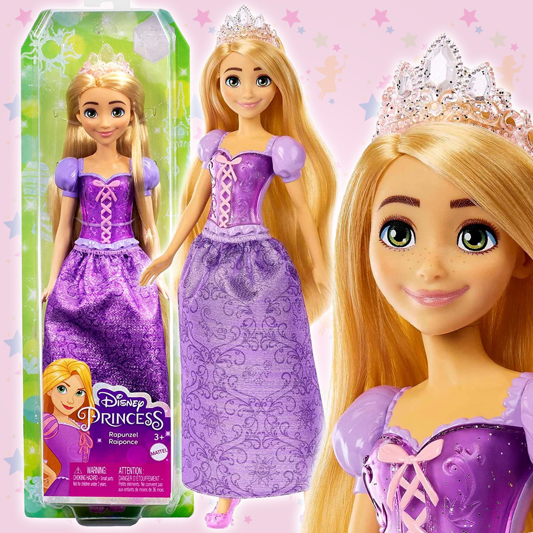 Кукла Disney Рапунцель Сверкающая принцесса с тиарой, релиз 2023
