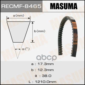

MASUMA 8465 Ремень клиновой 17 x 1210 MASUMA