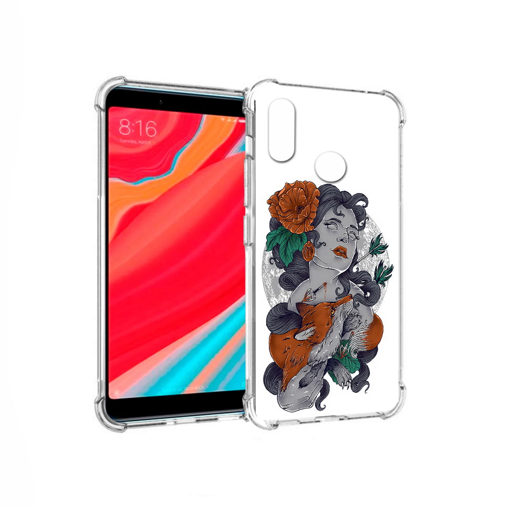 

Чехол MyPads Tocco для Xiaomi Mi Mix 2S темная девушка с лисой (PT110206.315.639), Прозрачный, Tocco