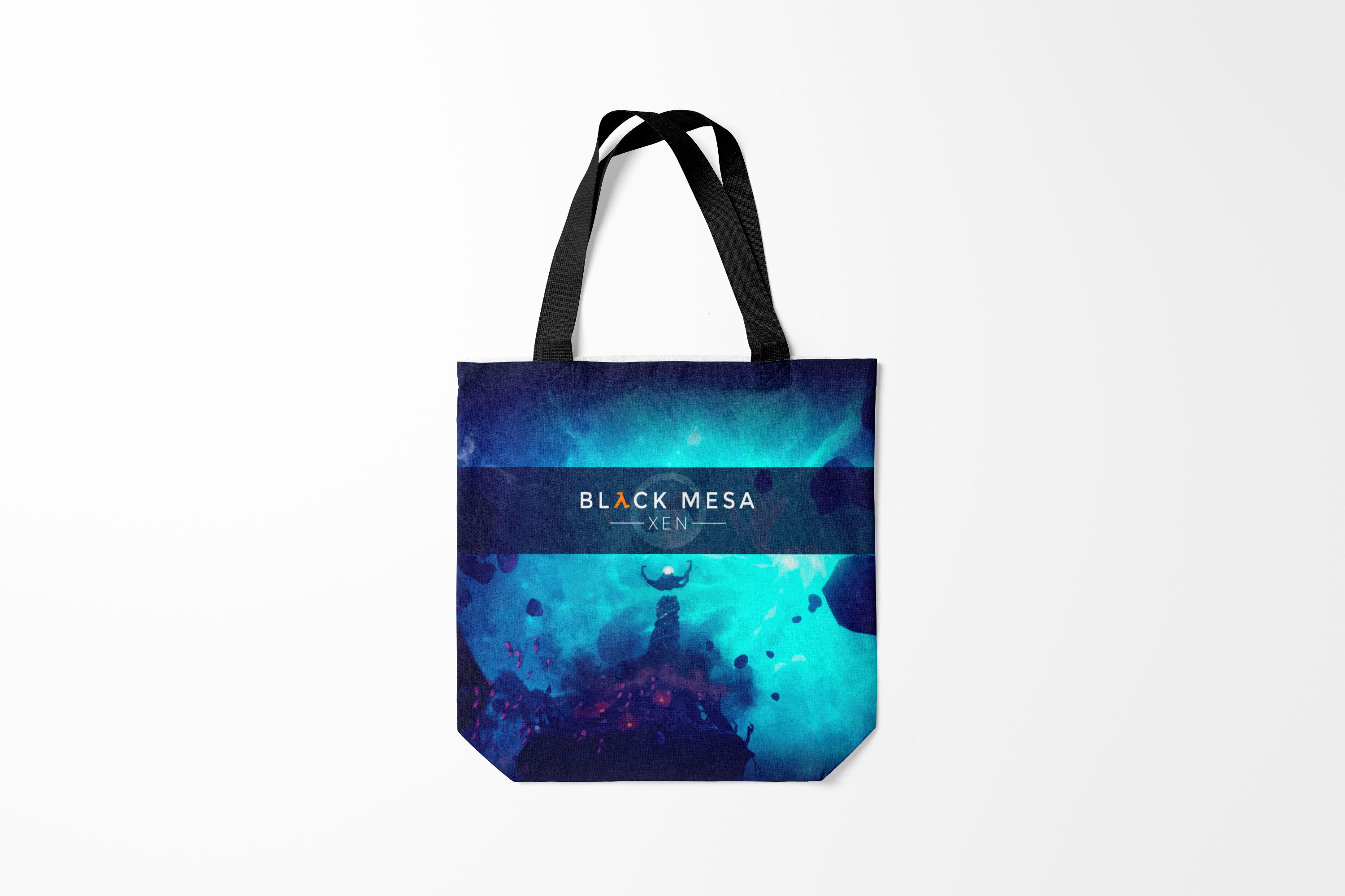 

Сумка шoппер унисекс Burnettie Half Life BLACK MESA, черный, Half Life BLACK MESA
