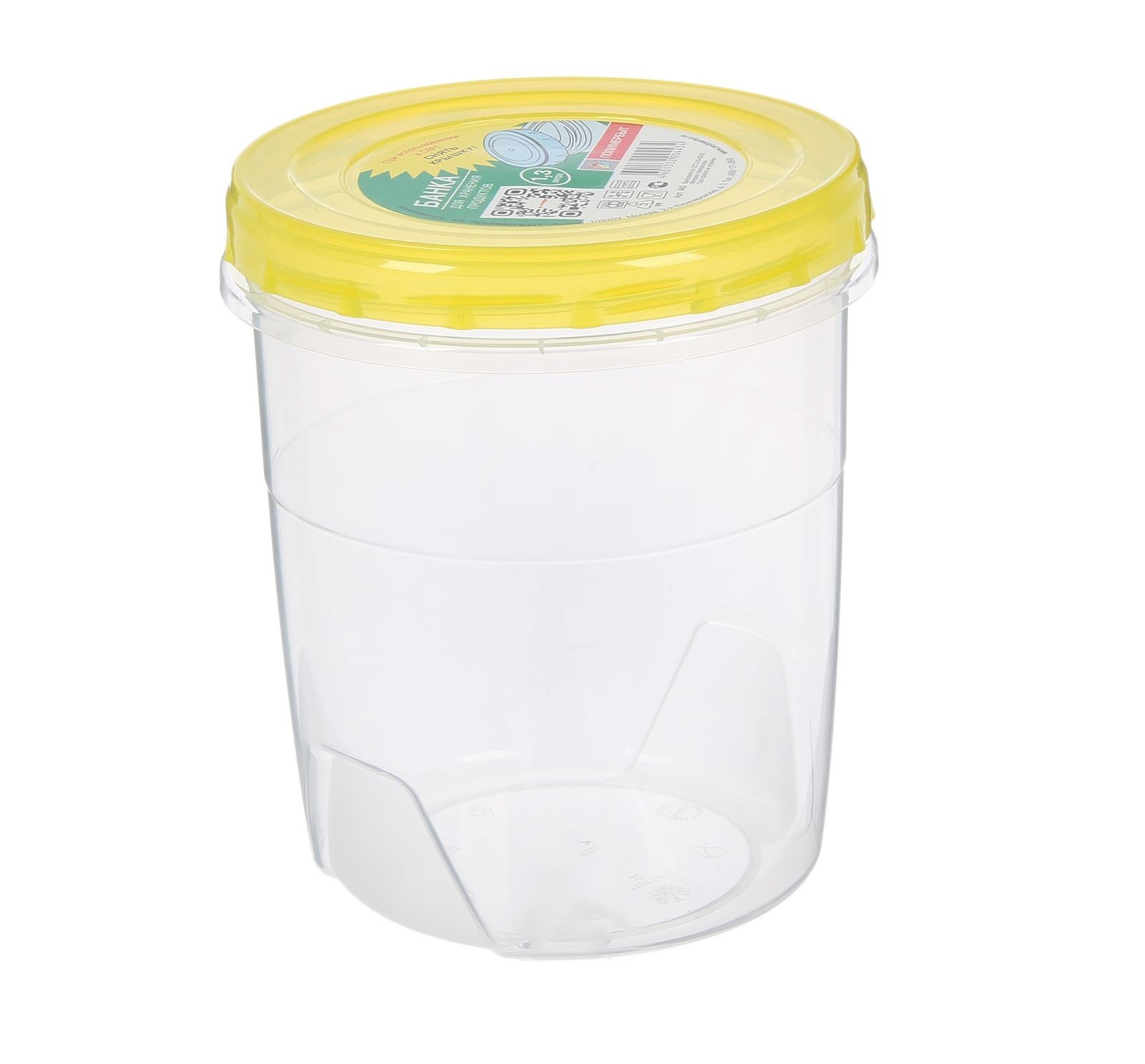 

Банка для хранения продуктов, 1,3 л, цвет МИКС