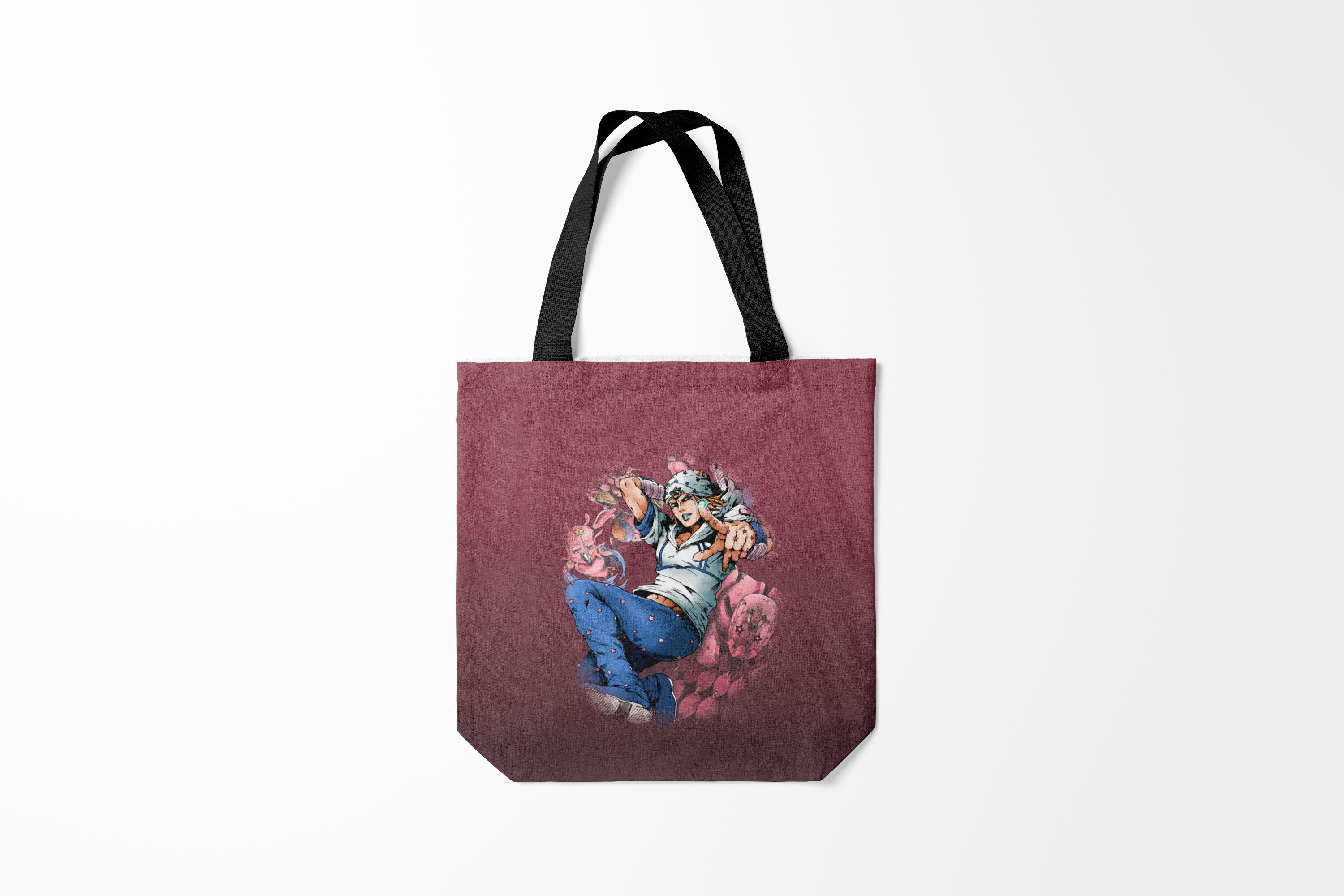 

Сумка шoппер унисекс Burnettie JoJo Bizarre Adventure, розовый, JoJo Bizarre Adventure