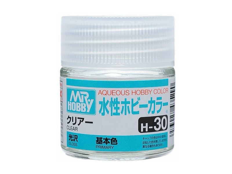 

Лак акриловый водоразбавляемый MR.HOBBY CLEAR, Глянцевый лак, MH-H30, Прозрачный