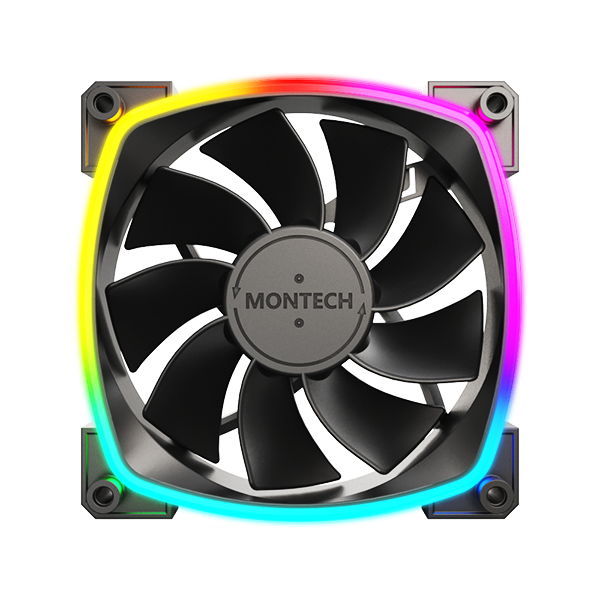 

Корпусной вентилятор Montech RX120 (RX120 PWM BLACK), RX120