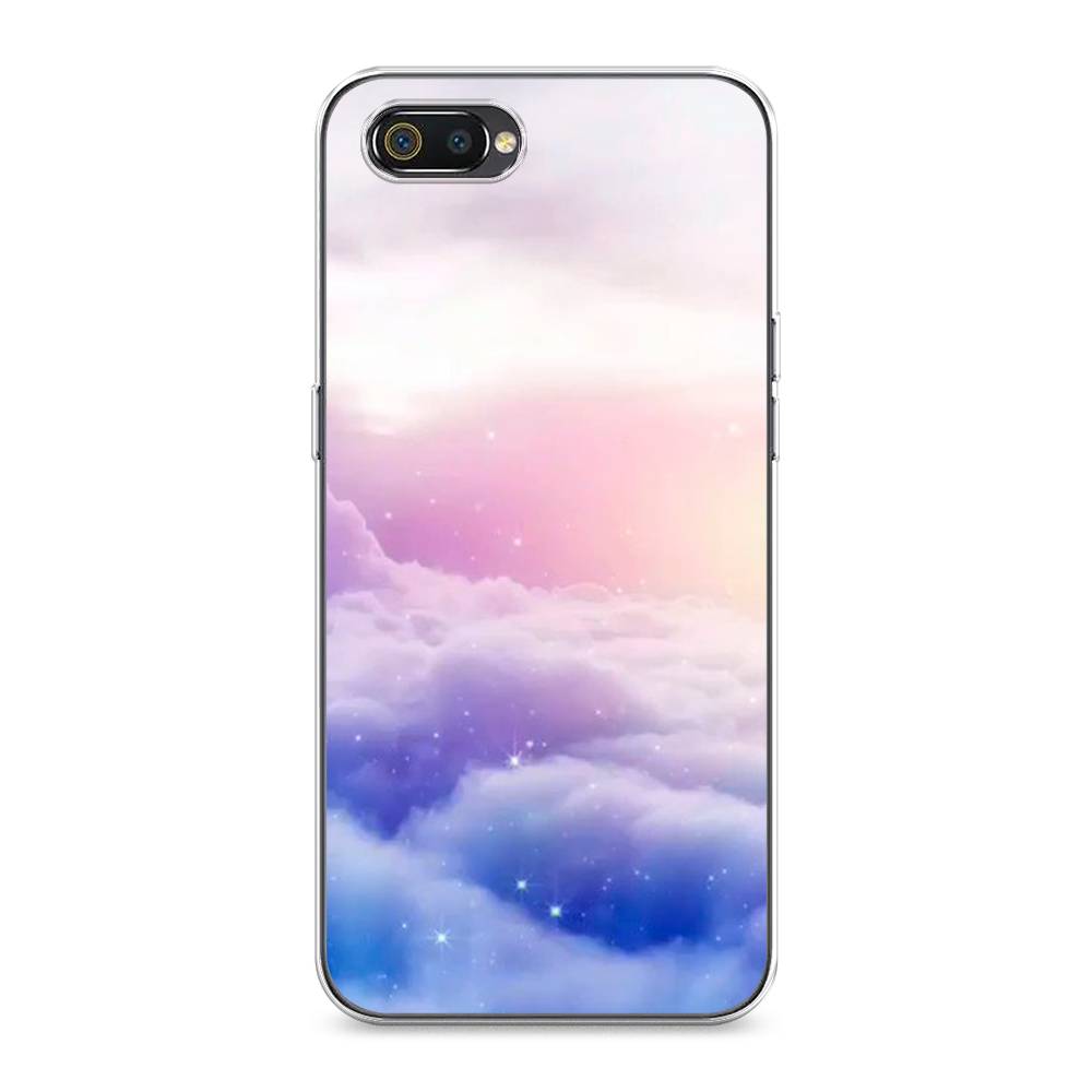 

Чехол на Realme C2 "Небеса", Голубой;белый;розовый, 251150-2
